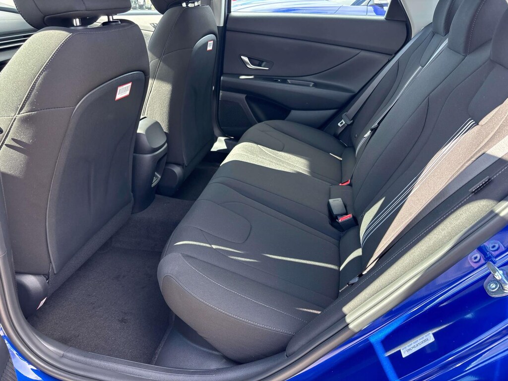 New 2026 Hyundai Elantra Hybrid Blue Car