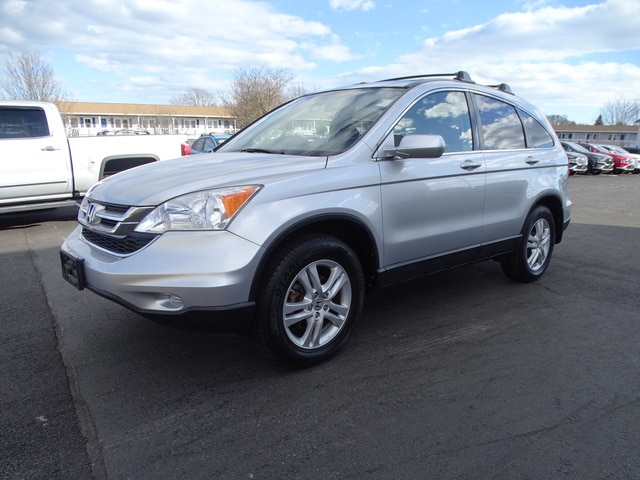 Used 2010 Honda CR-V EX-L with VIN JHLRE4H7XAC001855 for sale in Middletown, RI