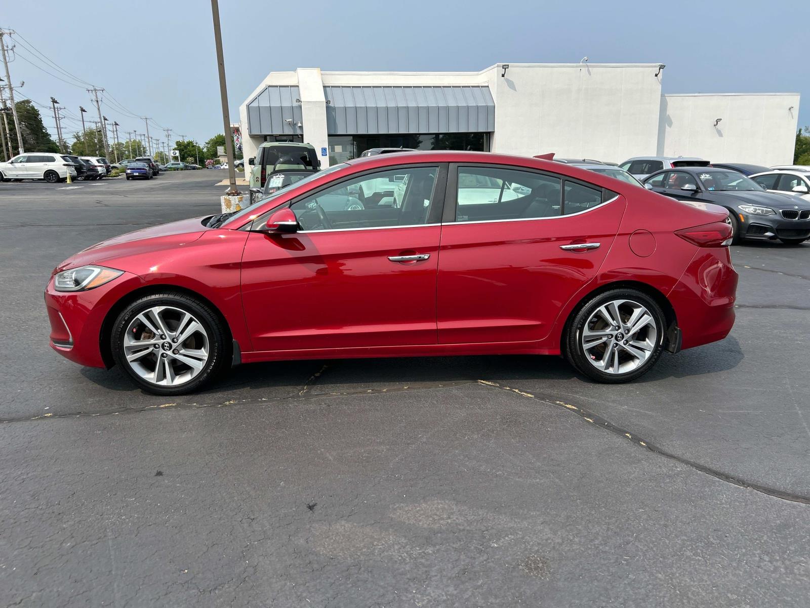 Used 2017 Hyundai Elantra Limited with VIN KMHD84LF2HU318185 for sale in Middletown, RI