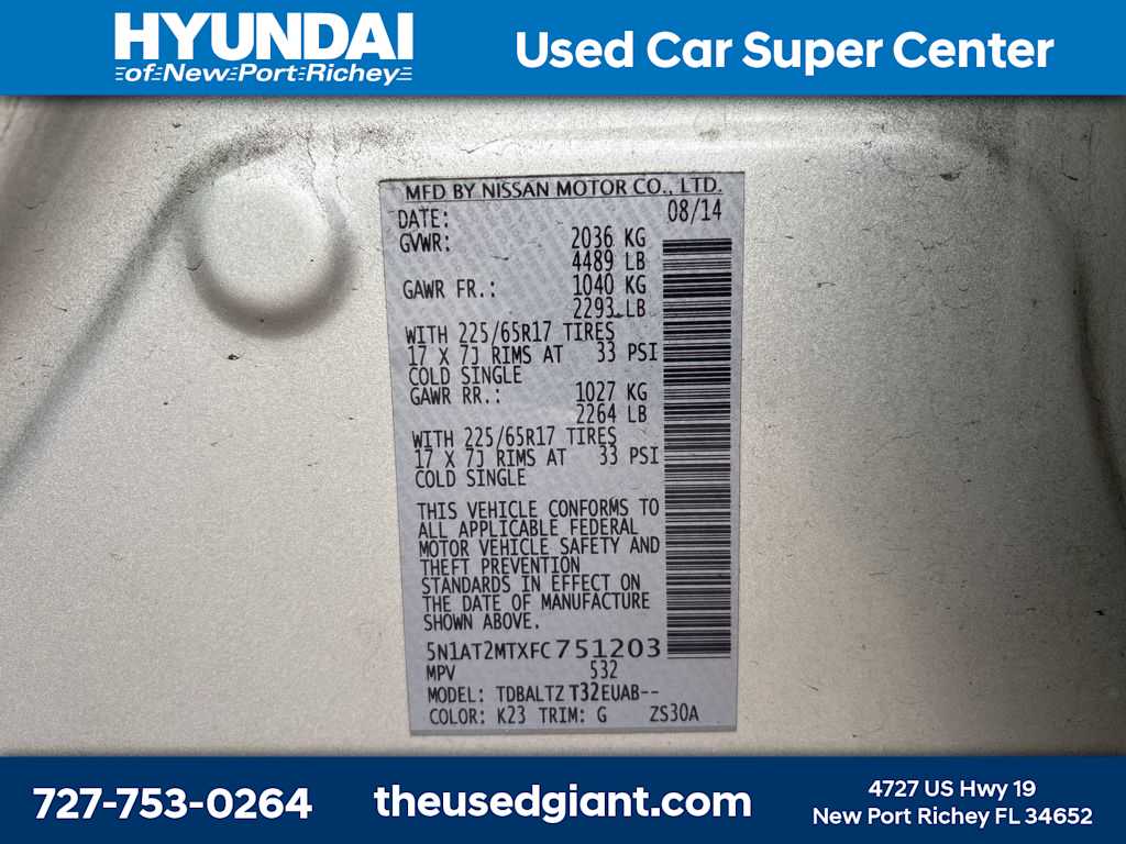 Thumbnail: 2015 Nissan Rogue - 13