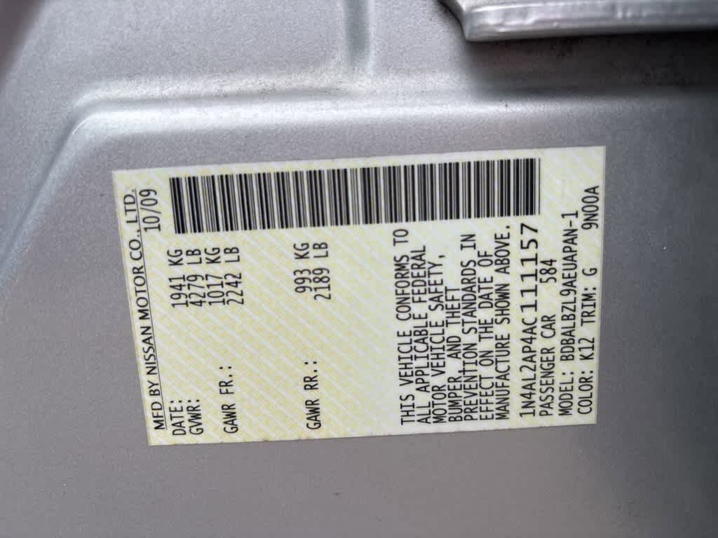 Thumbnail: 2010 Nissan Altima - 14