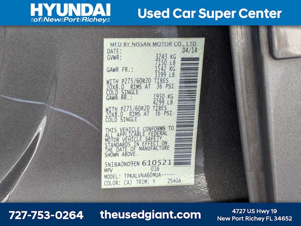 Thumbnail: 2014 Nissan Armada - 43