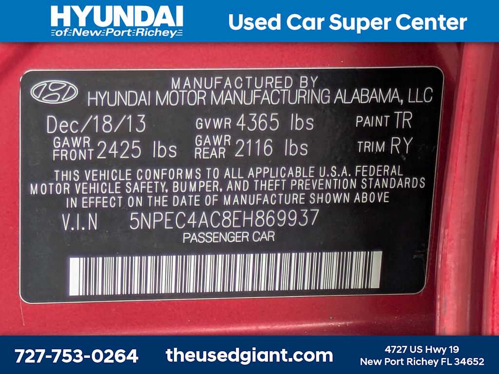 Thumbnail: 2014 Hyundai Sonata - 35