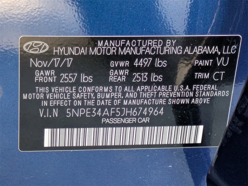 Thumbnail: 2018 Hyundai Sonata - 36