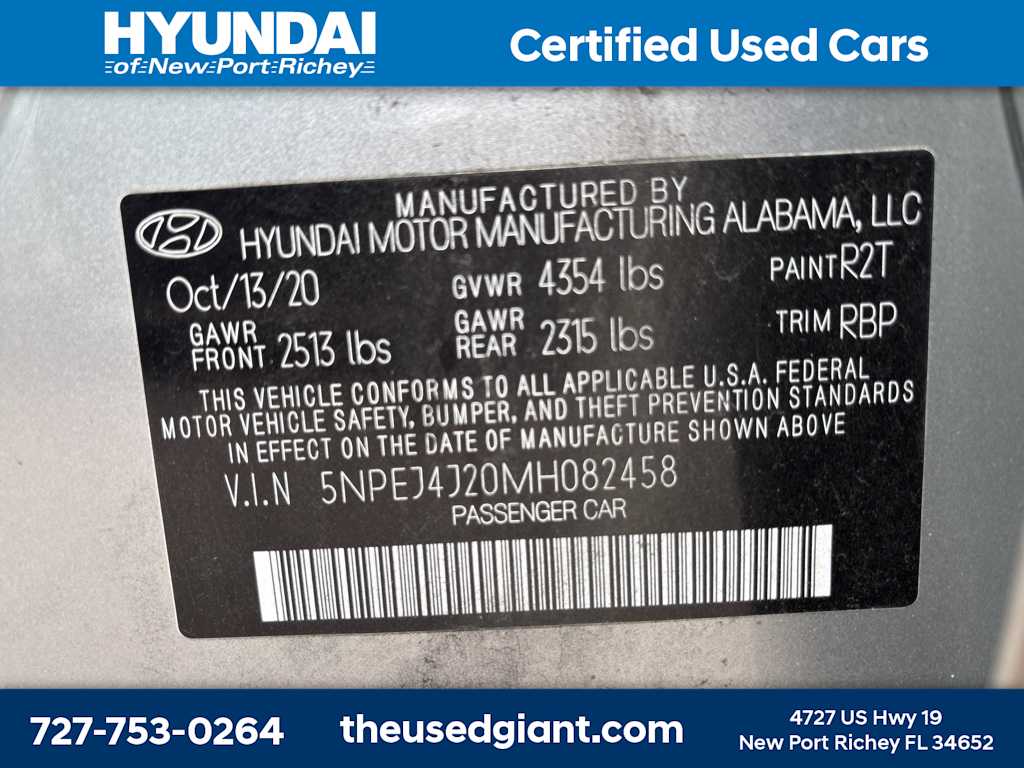 2021 Hyundai Sonata SEL Plus 13