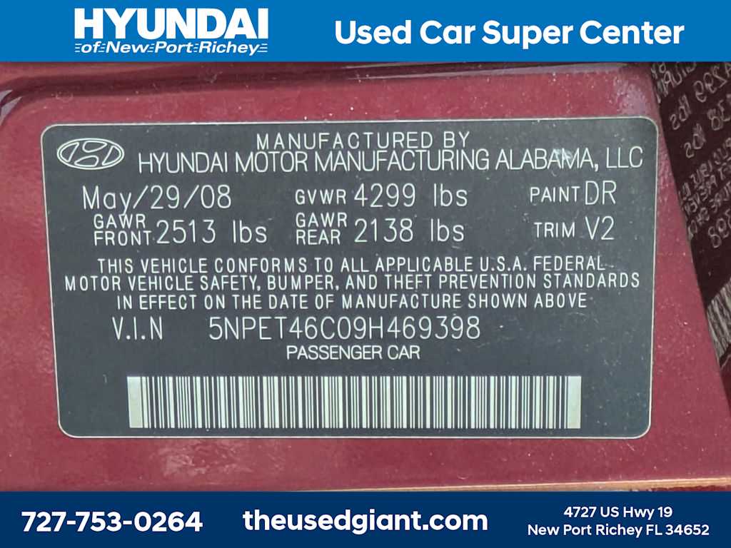 Thumbnail: 2009 Hyundai Sonata - 32