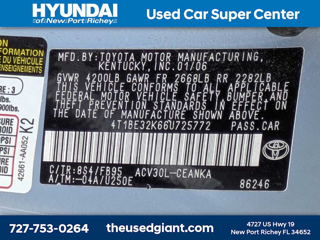 Thumbnail: 2006 Toyota Camry - 32