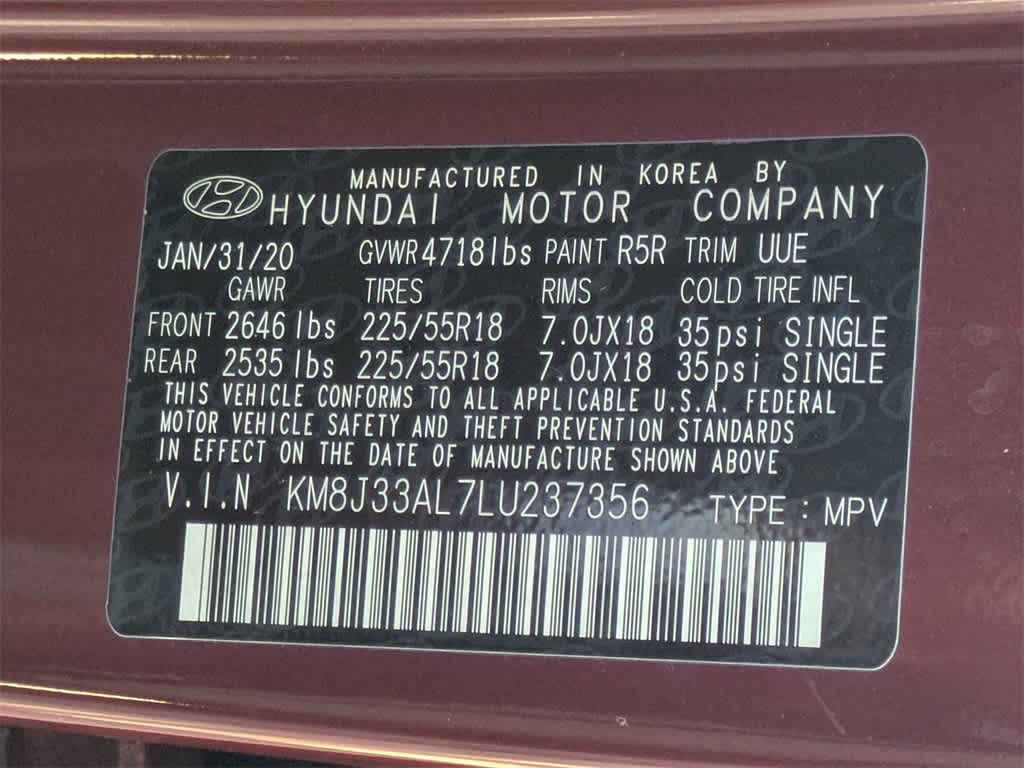 Thumbnail: 2020 Hyundai Tucson - 35