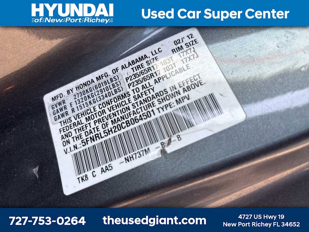 Thumbnail: 2012 Honda Odyssey - 9