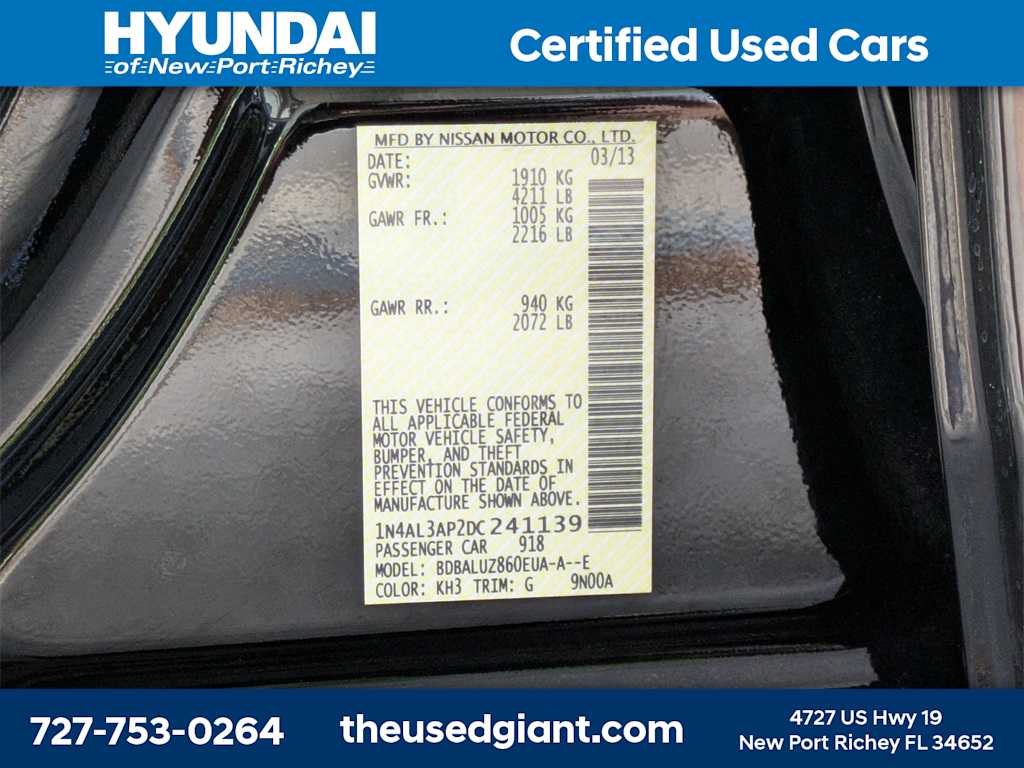 Thumbnail: 2013 Nissan Altima - 36