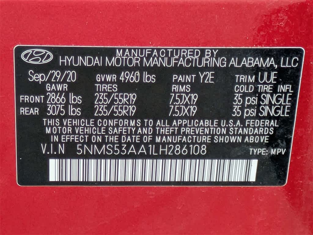 Thumbnail: 2020 Hyundai Santa Fe - 44