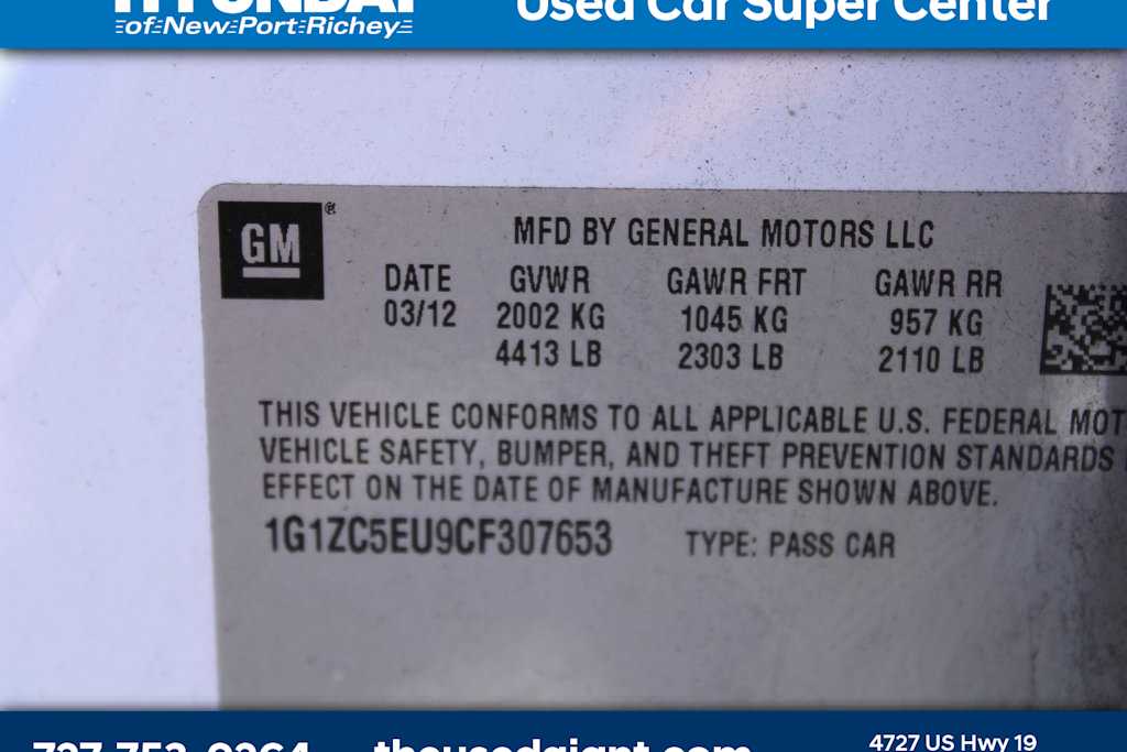 Thumbnail: 2012 Chevrolet Malibu - 10