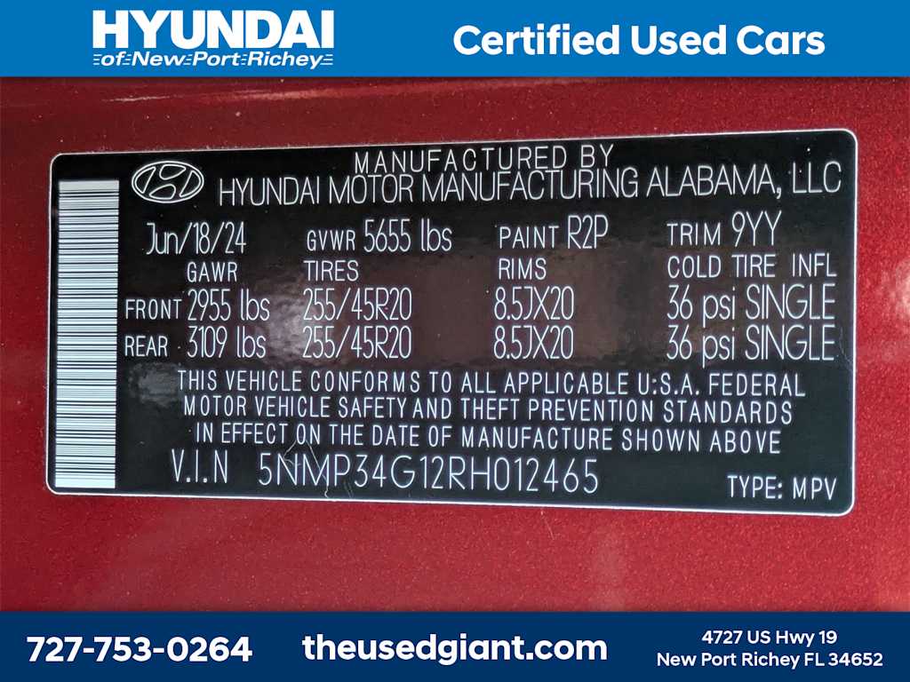 Thumbnail: 2024 Hyundai Santa Fe - 50