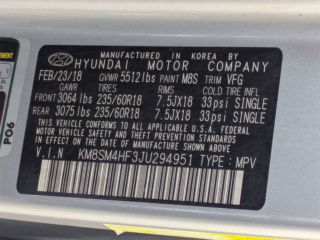 Thumbnail: 2018 Hyundai Santa Fe - 34