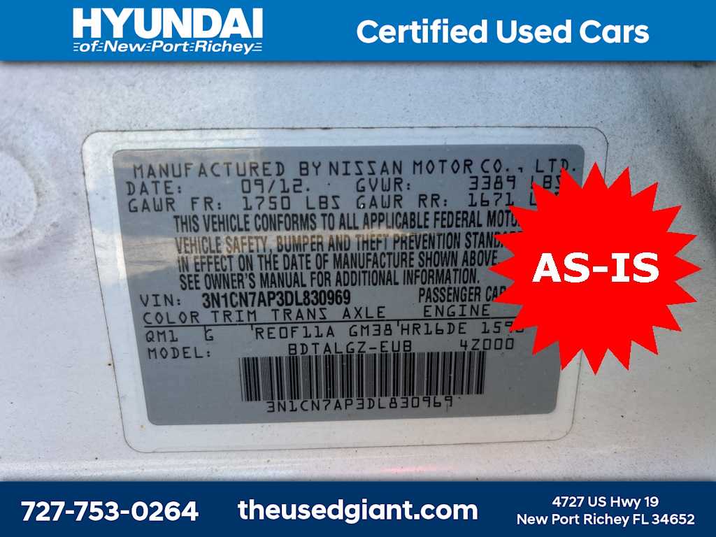 Thumbnail: 2013 Nissan Versa - 12