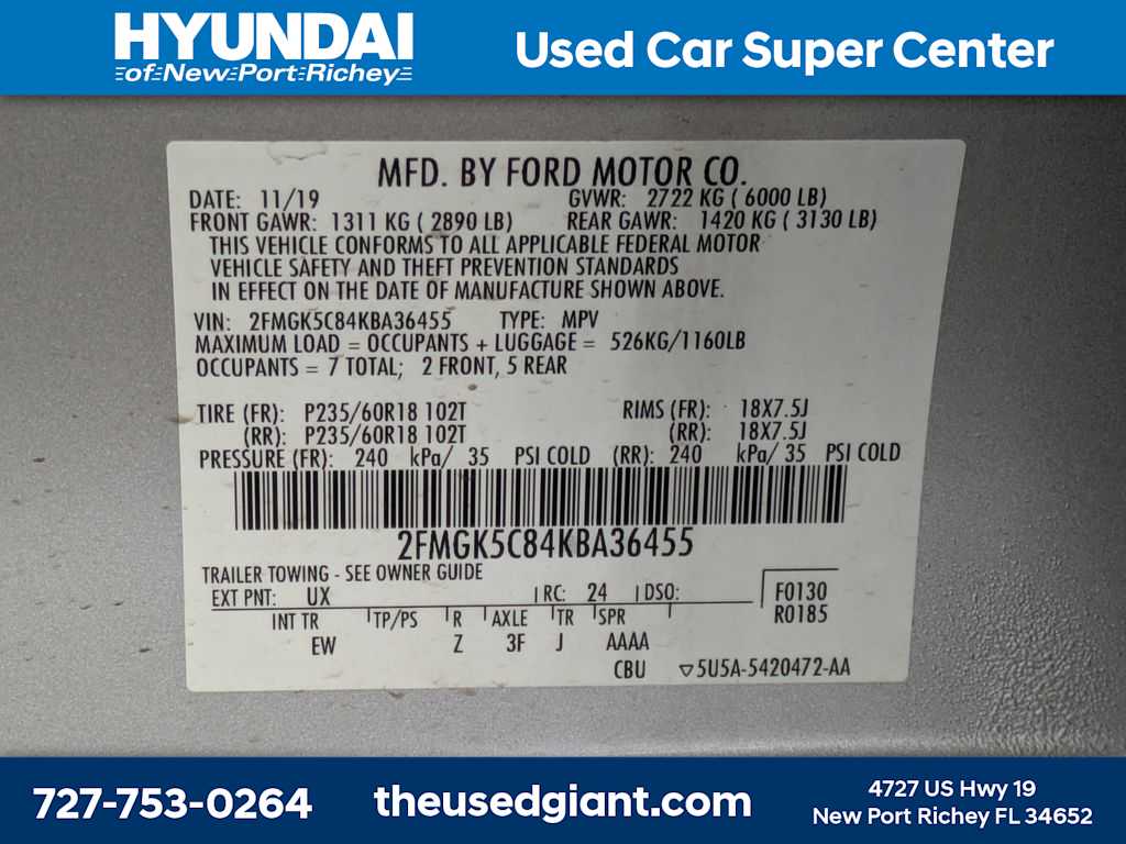 Thumbnail: 2019 Ford Flex - 37