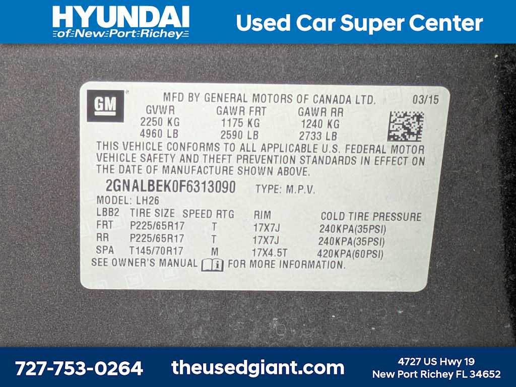 Thumbnail: 2015 Chevrolet Equinox - 34