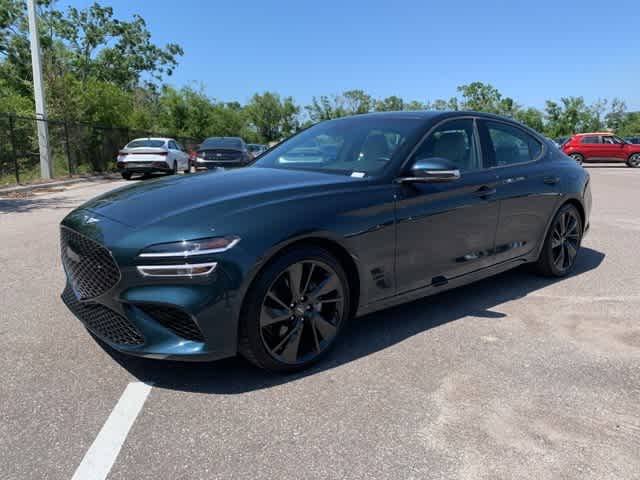 Certified Used 2023 Genesis G70 Sedan Tasman Blue For Sale 