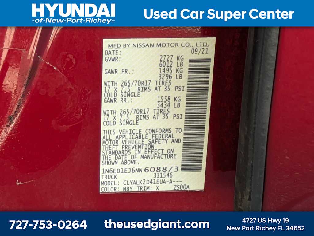 Thumbnail: 2022 Nissan Frontier - 36