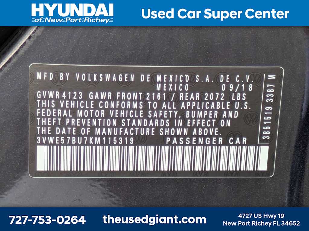 Thumbnail: 2019 Volkswagen Jetta - 36