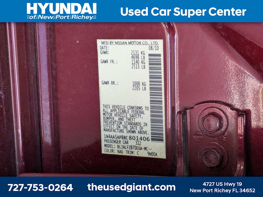 Thumbnail: 2011 Nissan Maxima - 35