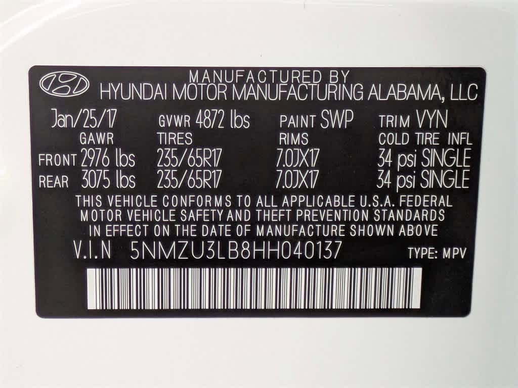 Thumbnail: 2017 Hyundai Santa Fe - 35