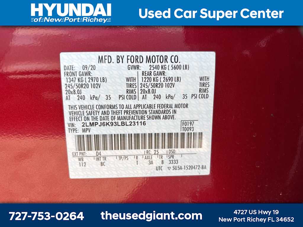 Thumbnail: 2020 Lincoln Nautilus - 14