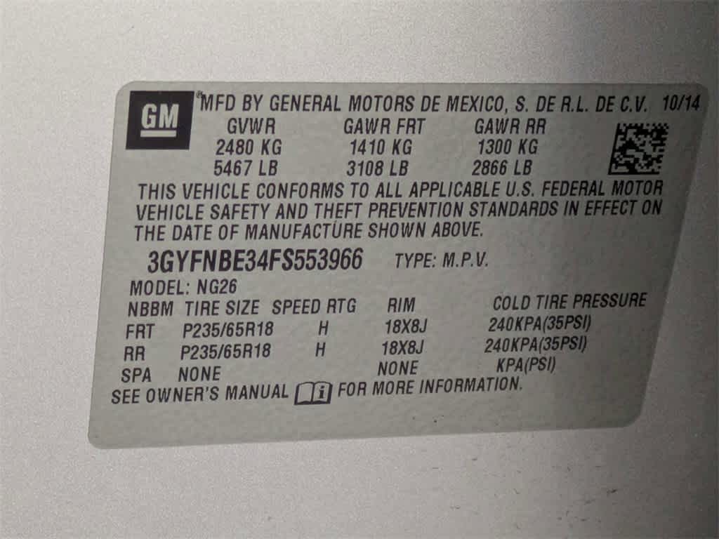 Thumbnail: 2015 Cadillac SRX - 39