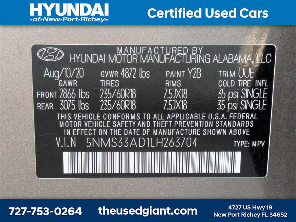 Thumbnail: 2020 Hyundai Santa Fe - 40