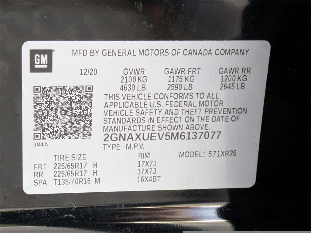 Thumbnail: 2021 Chevrolet Equinox - 37