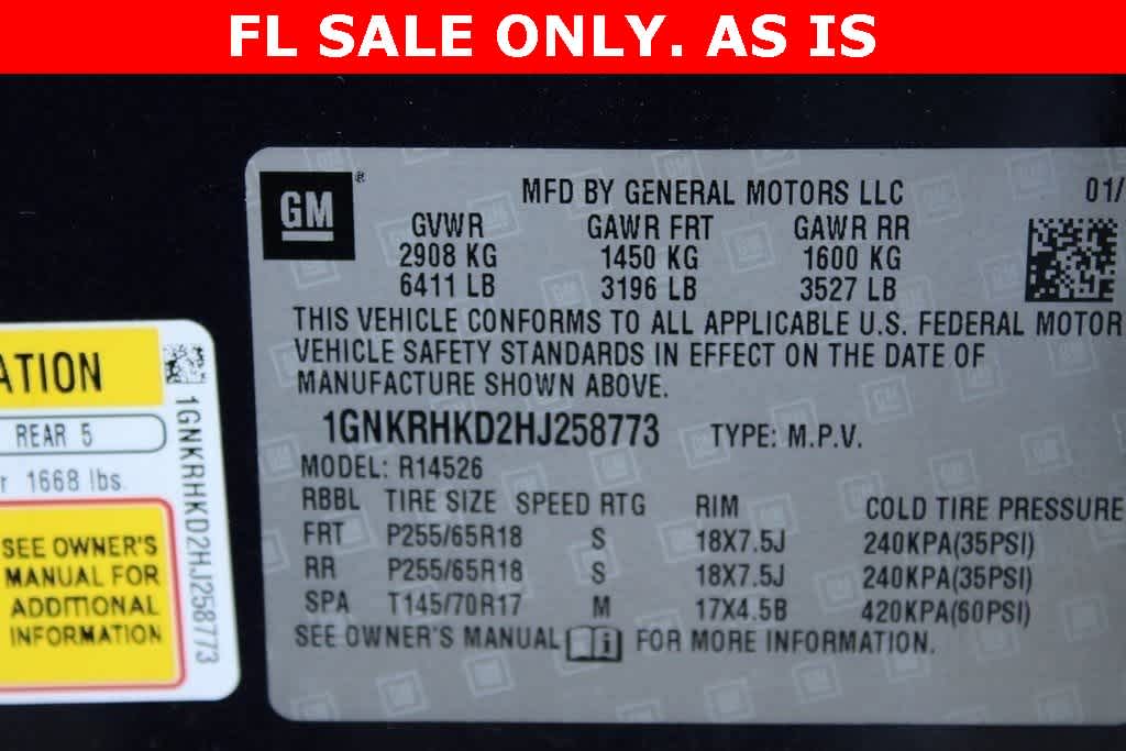 Thumbnail: 2017 Chevrolet Traverse - 13