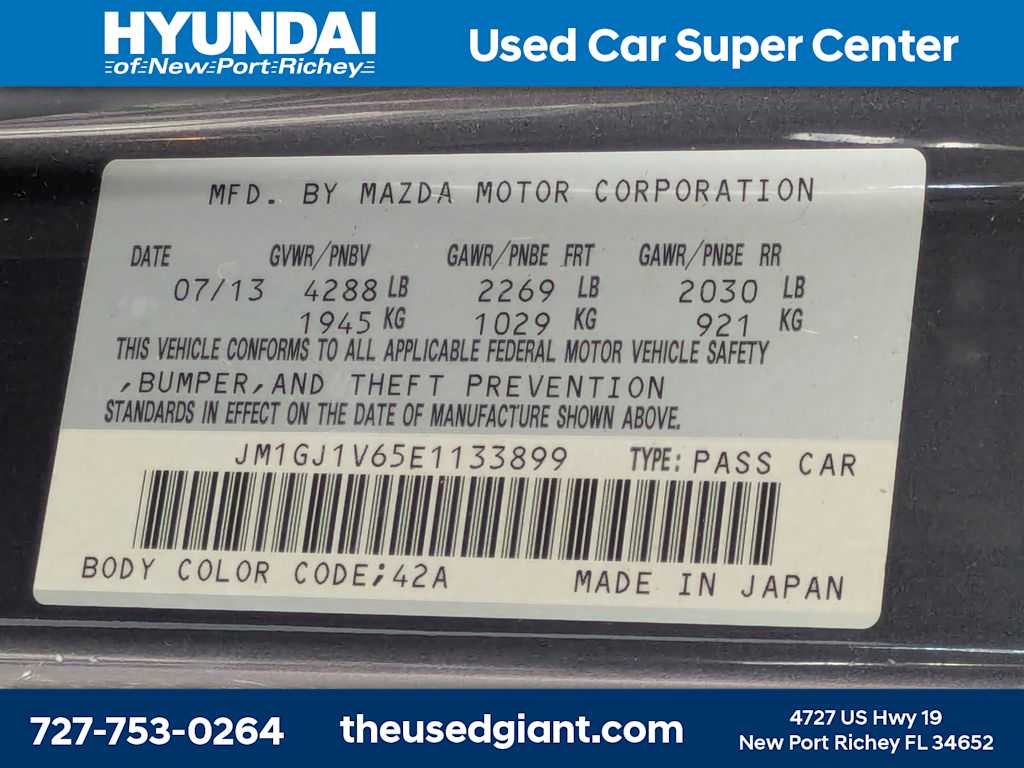 Thumbnail: 2014 Mazda Mazda6 - 32