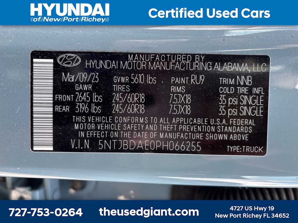 2023 Hyundai Santa Cruz SEL 14