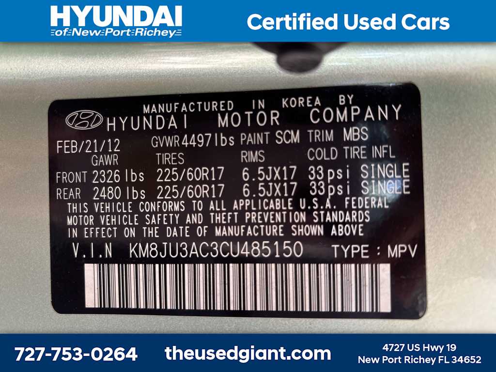Thumbnail: 2012 Hyundai Tucson - 33