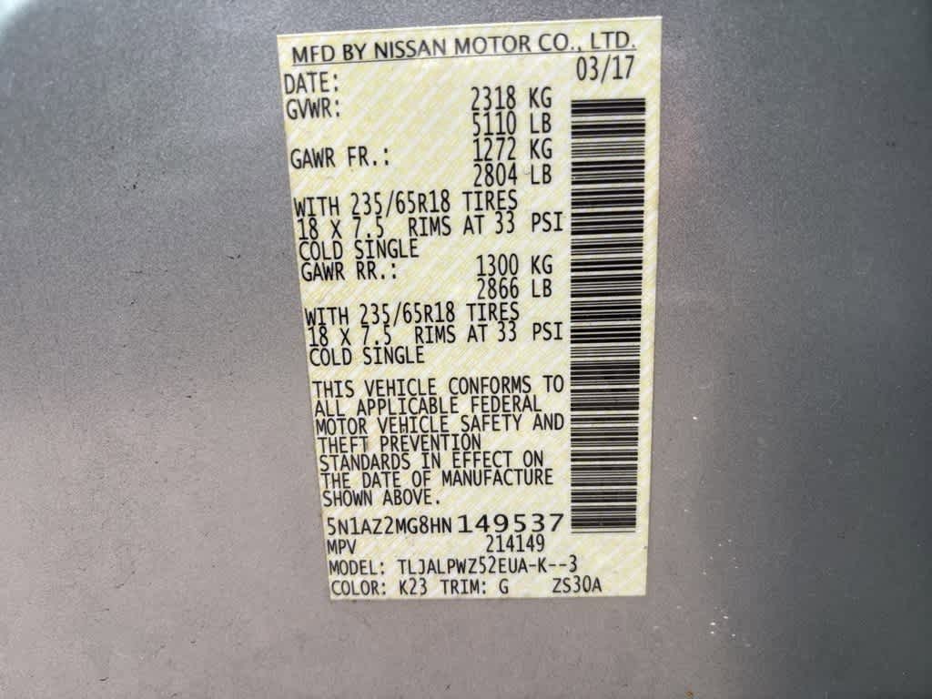 Thumbnail: 2017 Nissan Murano - 12