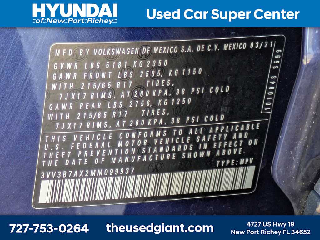 Thumbnail: 2021 Volkswagen Tiguan - 39