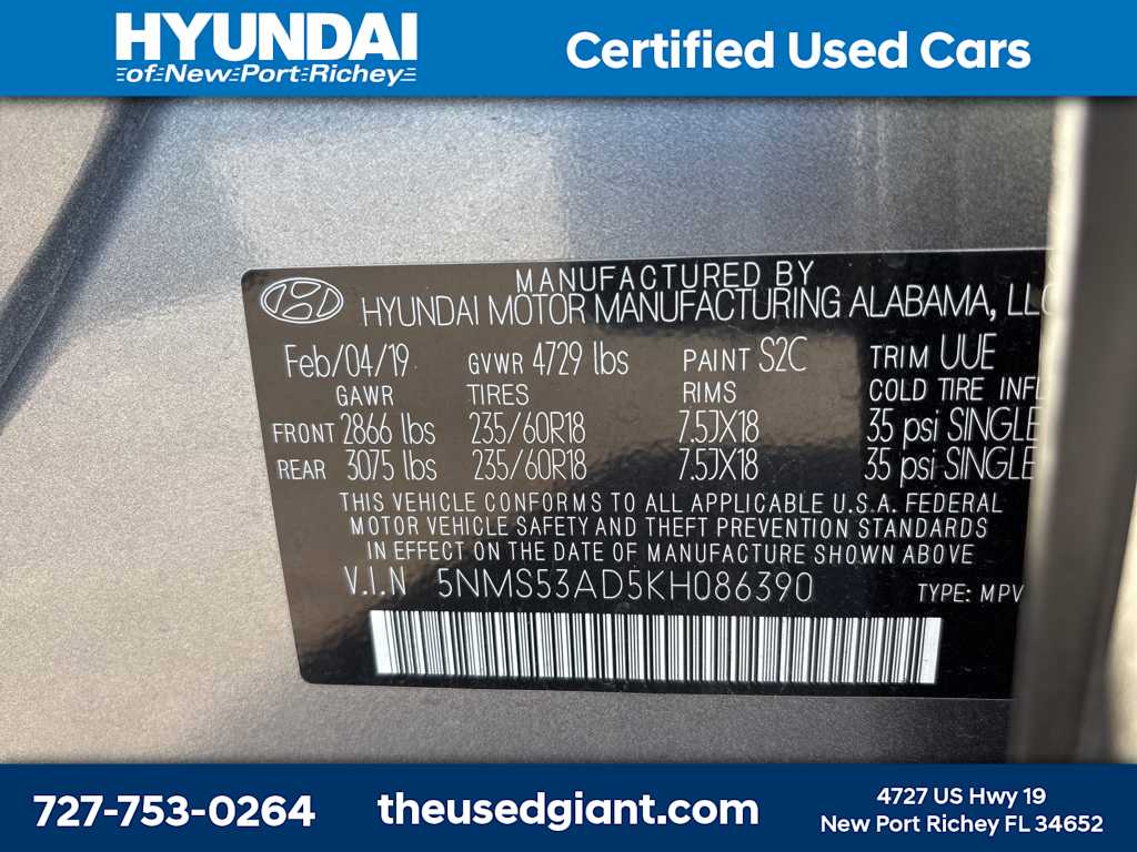 Thumbnail: 2019 Hyundai Santa Fe - 14