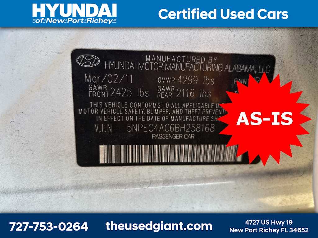 Thumbnail: 2011 Hyundai Sonata - 5