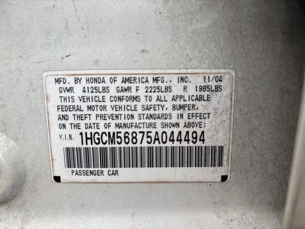 Thumbnail: 2005 Honda Accord - 7