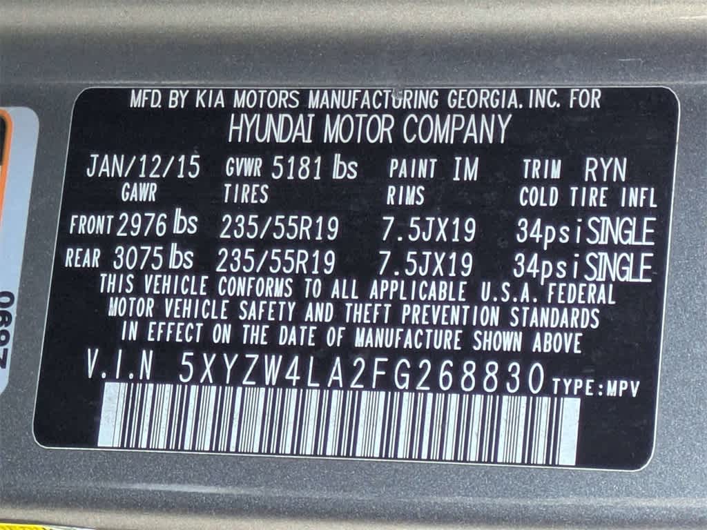 Thumbnail: 2015 Hyundai Santa Fe - 42