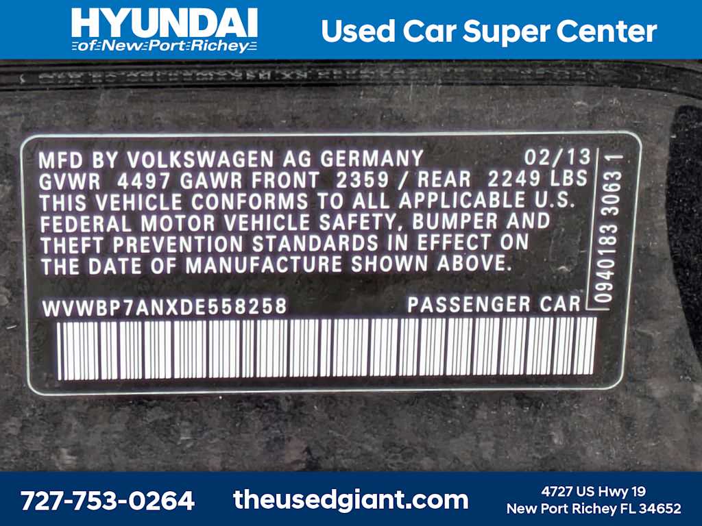 Thumbnail: 2013 Volkswagen CC - 37