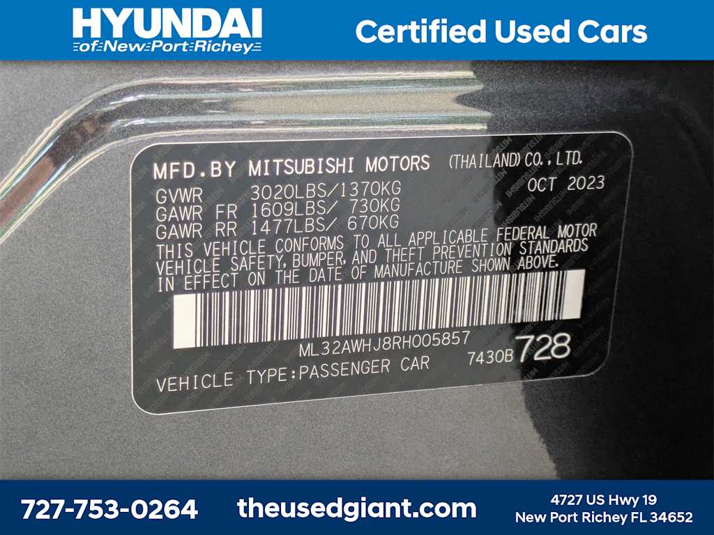 Thumbnail: 2024 Mitsubishi Mirage - 32