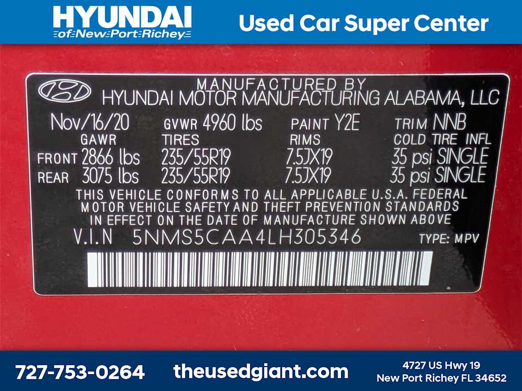 Thumbnail: 2020 Hyundai Santa Fe - 45