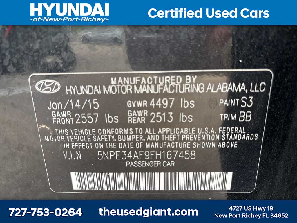 Thumbnail: 2015 Hyundai Sonata - 10