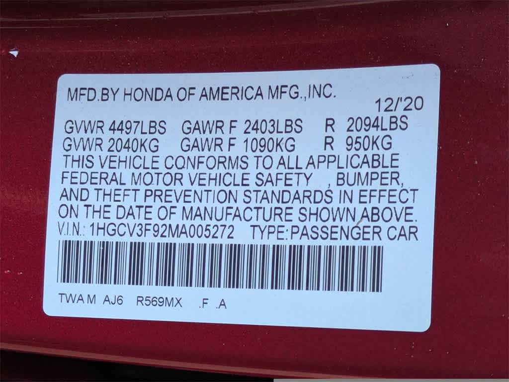 Thumbnail: 2021 Honda Accord - 43