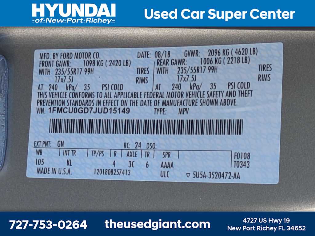 Thumbnail: 2018 Ford Escape - 35