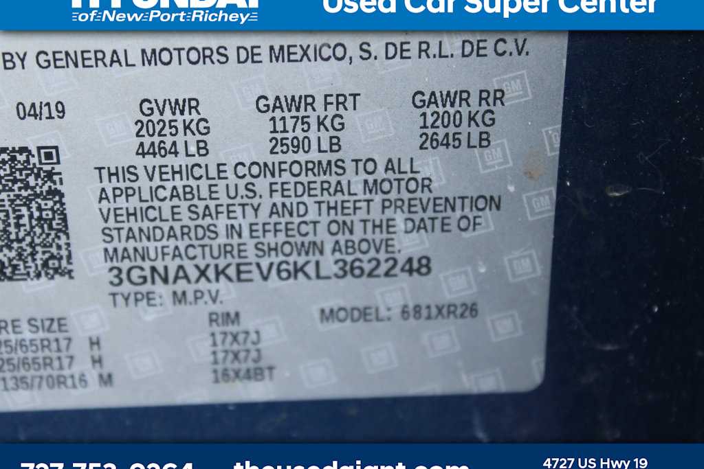 Thumbnail: 2019 Chevrolet Equinox - 12