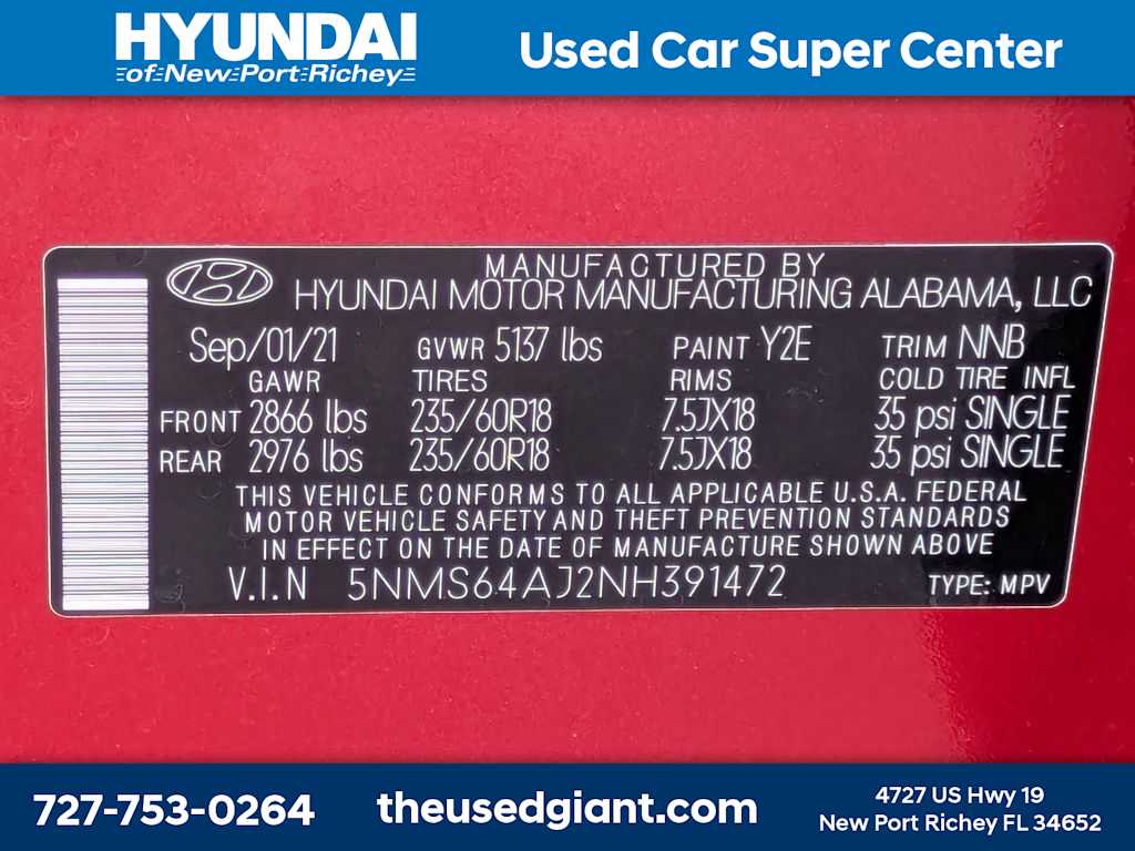 Thumbnail: 2022 Hyundai Santa Fe - 38