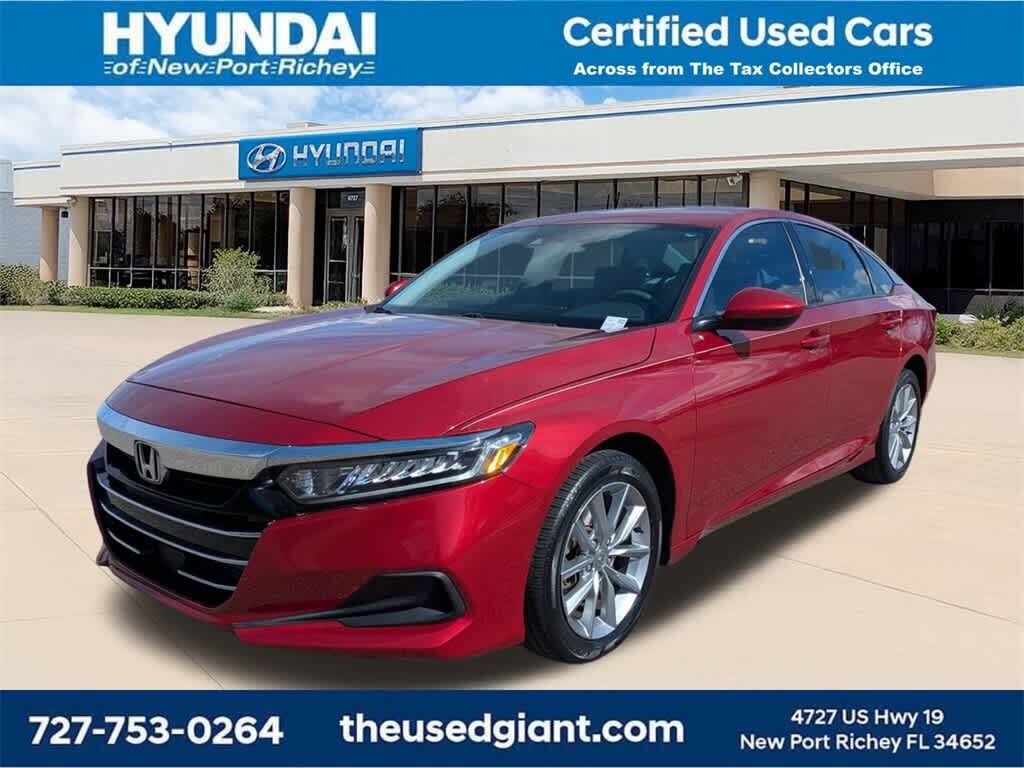 Used 2021 Honda Accord LX 1.5T Sedan
