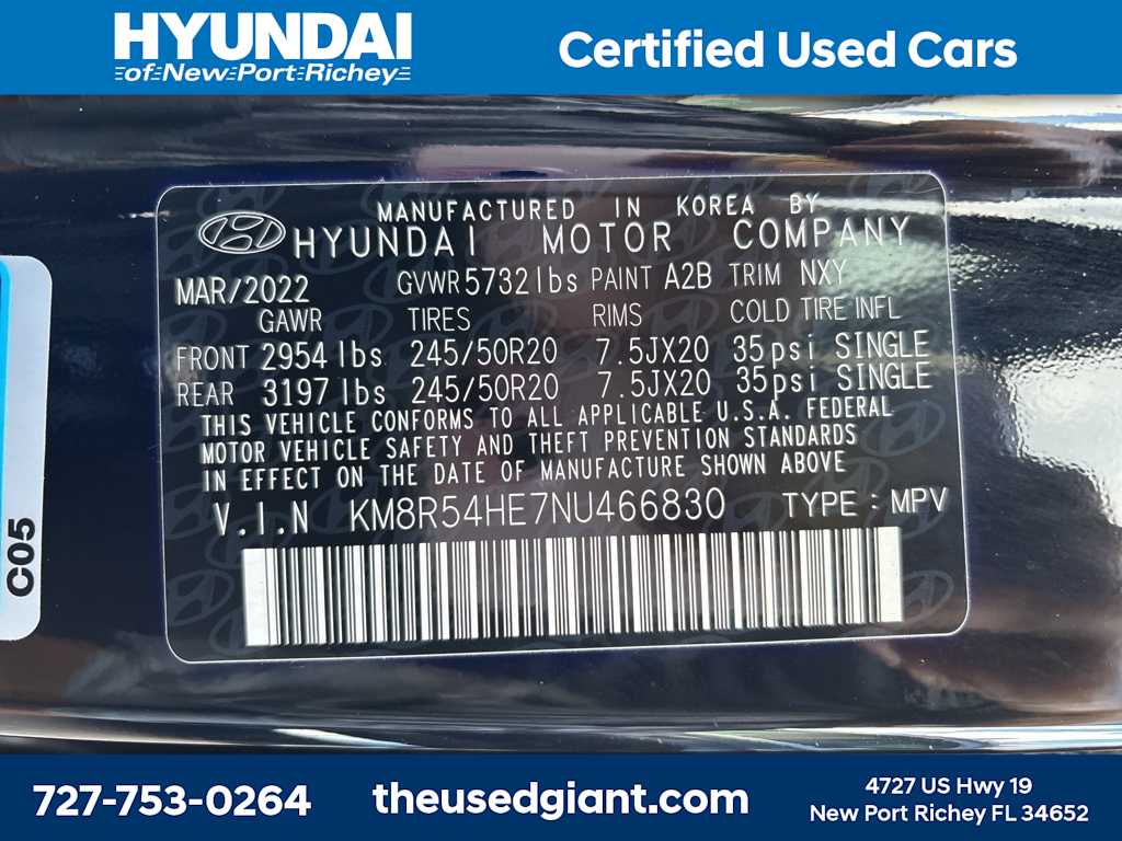 2022 Hyundai Palisade Limited 13